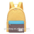 Hot Sales Canvas Backpacks with Candy Color for Young Girls